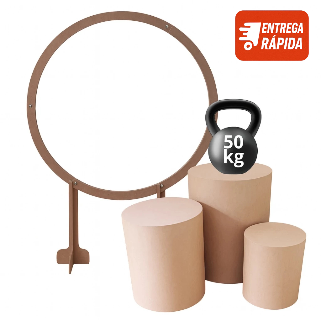 Kit Decoração Aniversario Trio de Cilindro Decor