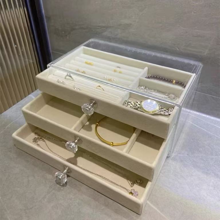 Caixa/Estojo De Armazenamento De Jóias/Joias/Cola