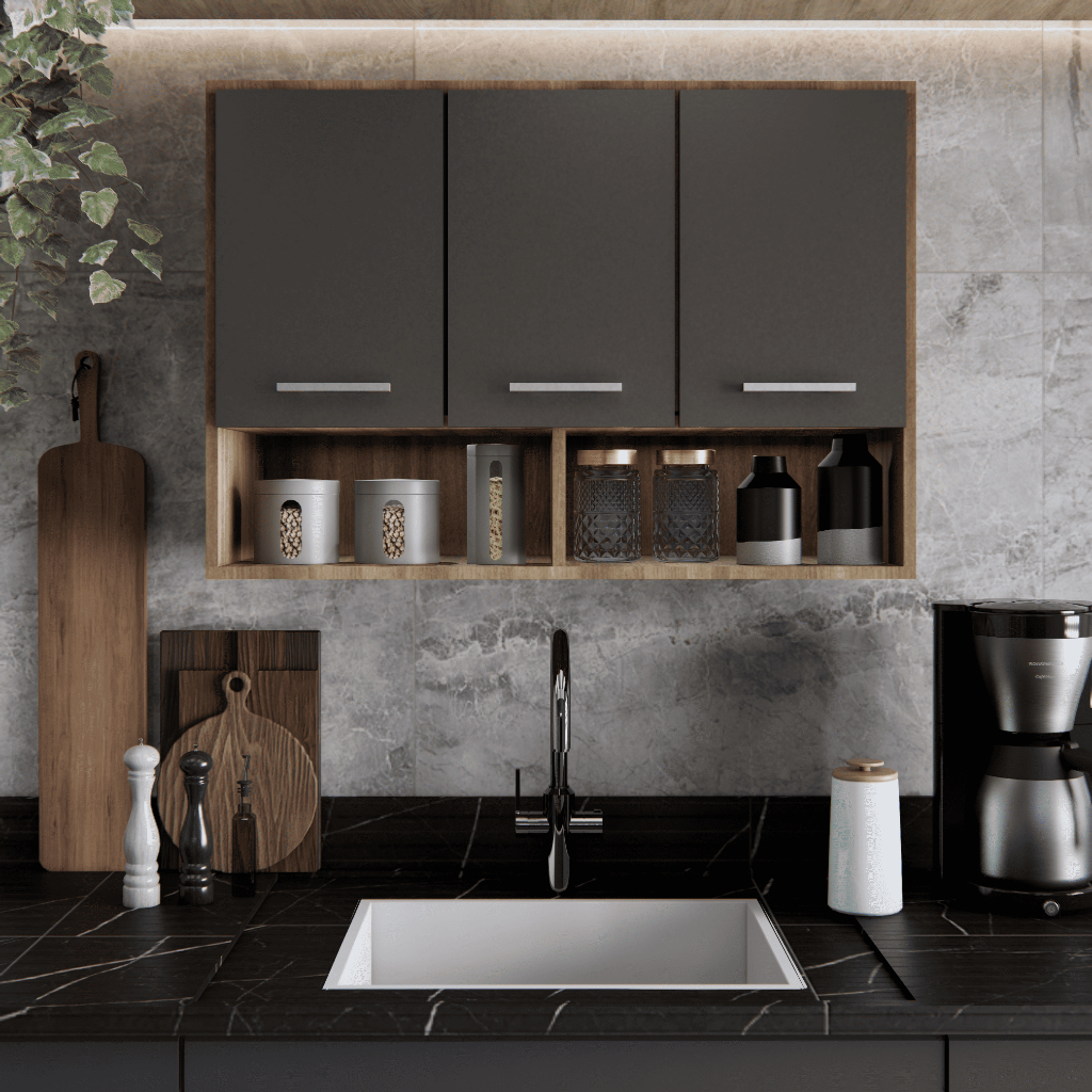 Armário 3 Portas Organizador Multiuso Pronta Entr