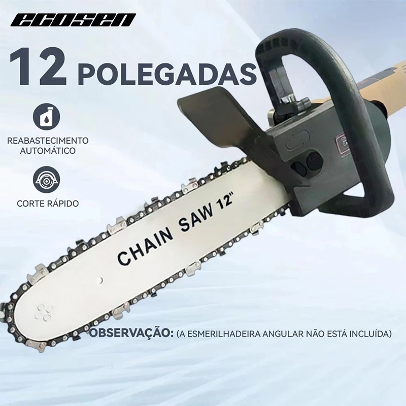12 pol.Motosserra Adaptador P/ Esmerilhadeira Lixa