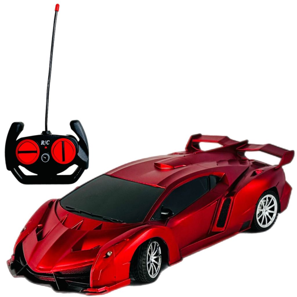 Carrinho Controle Remoto Ferrari Farol De Led Reca