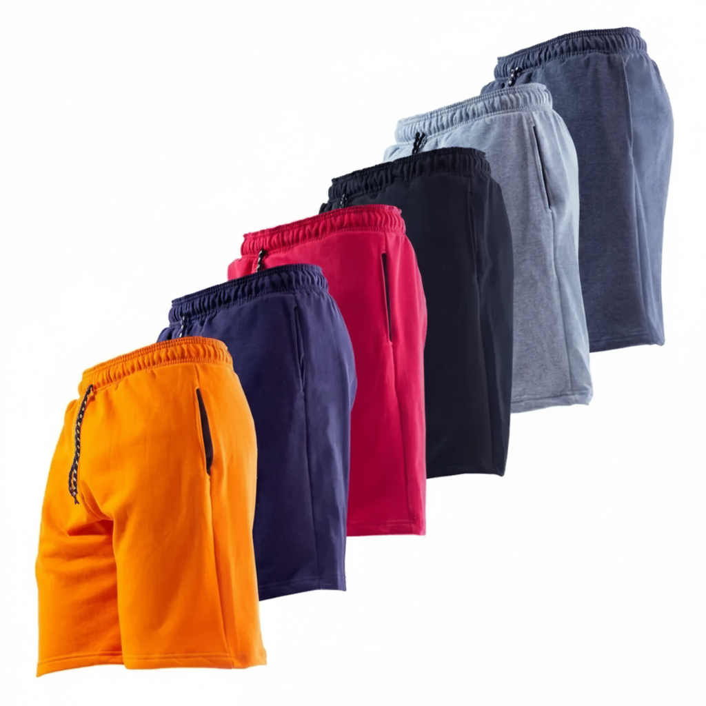 6 Bermuda Shorts De Moletom Masculino Academia ,cr