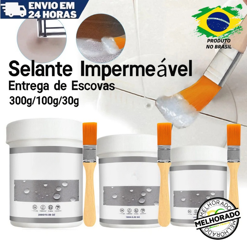 Selante Impermeável Invisível 30/100/300ML Para 