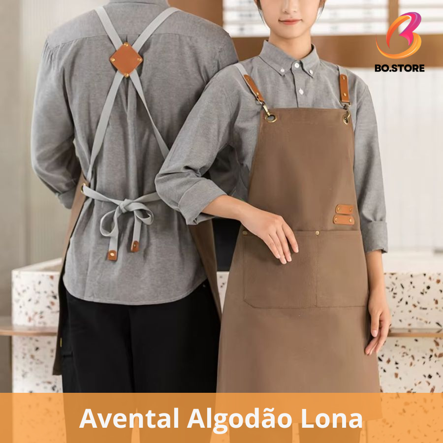 Avental De Lona Impermeável Para Mulheres E Homen
