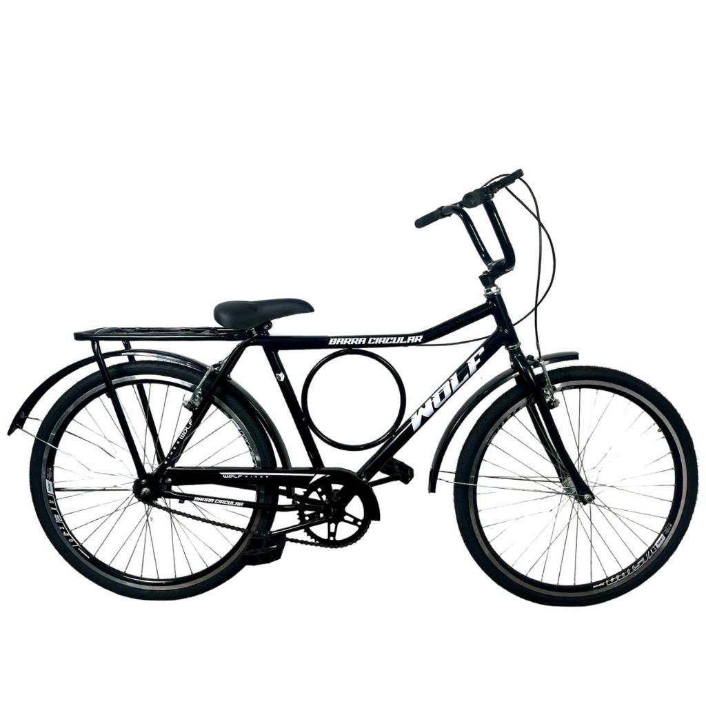 BICICLETA ARO 26 ESTILO MONARK BARRA CIRCULAR WOLF