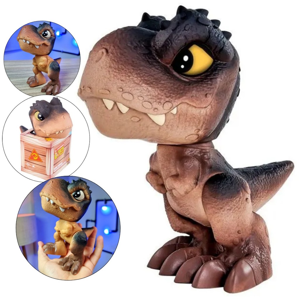 Boneco Tiranossauro Rex Dino Baby T-Rex Dinossauro