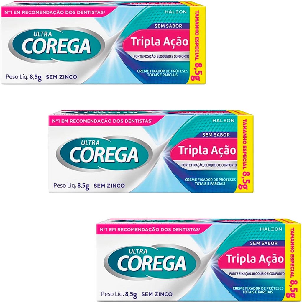 Creme Corega – Fixador de Dentadura Ultra Tr