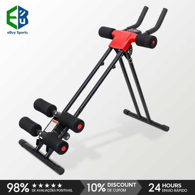 MáquinadeCinturaeAbdominalPortátilcom4NíveisdeA