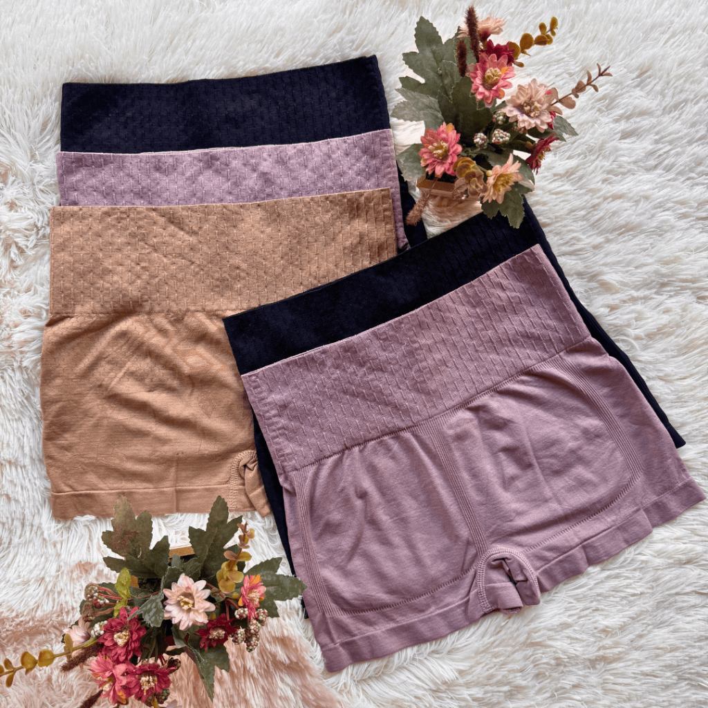 Kit Shortinho Poliamida Cueca Box Feminina Cintura