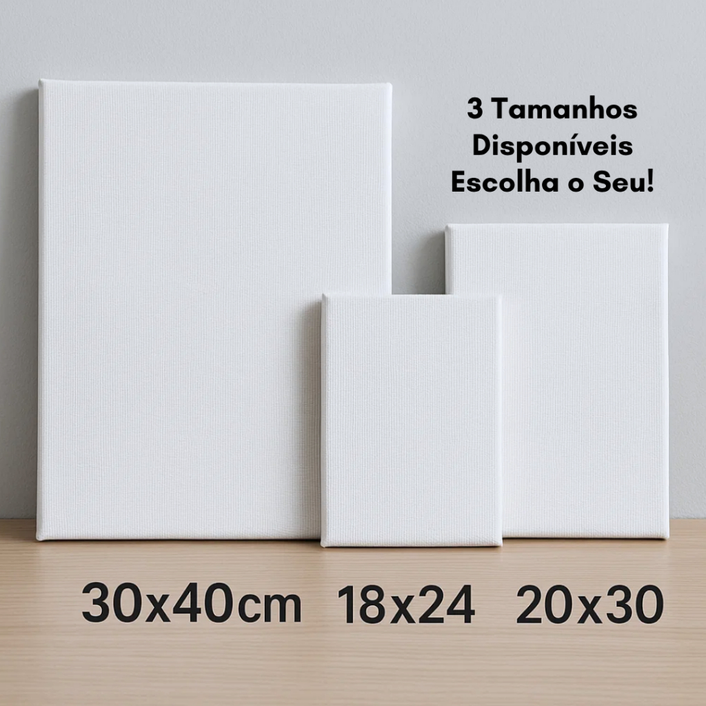 Tela Pintura Algodão (18×24 20×30 30