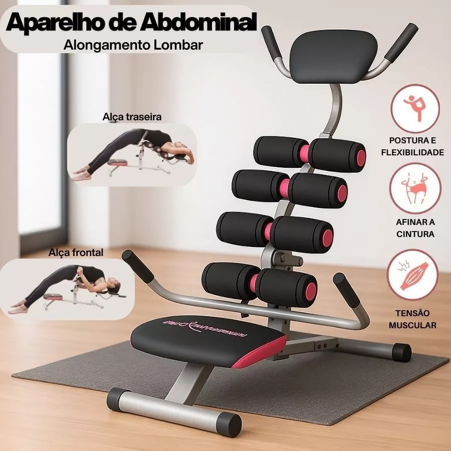 Aparelho de Abdominal Alongamento Lombar Perder Ba