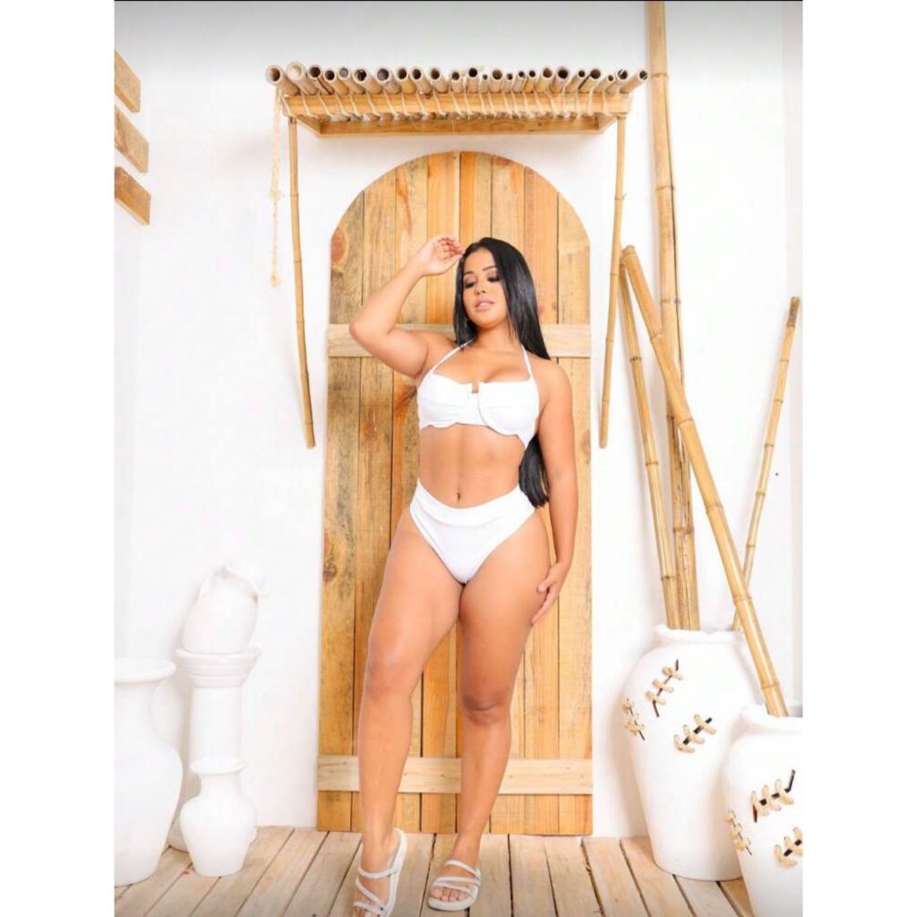 Biquini Feminino Anarruga Meia Taça com Bojo e Ca