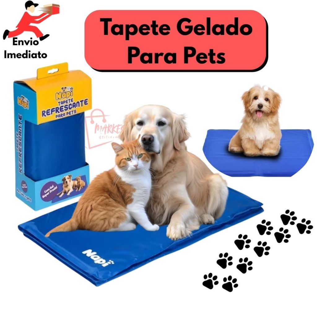 Tapete Gelado Para Pets Colchonete Refrescante De 