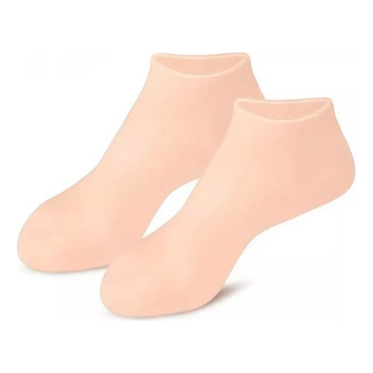 2 Pcs Meias De Silicone Para O Cuidado Dos Pés Ge