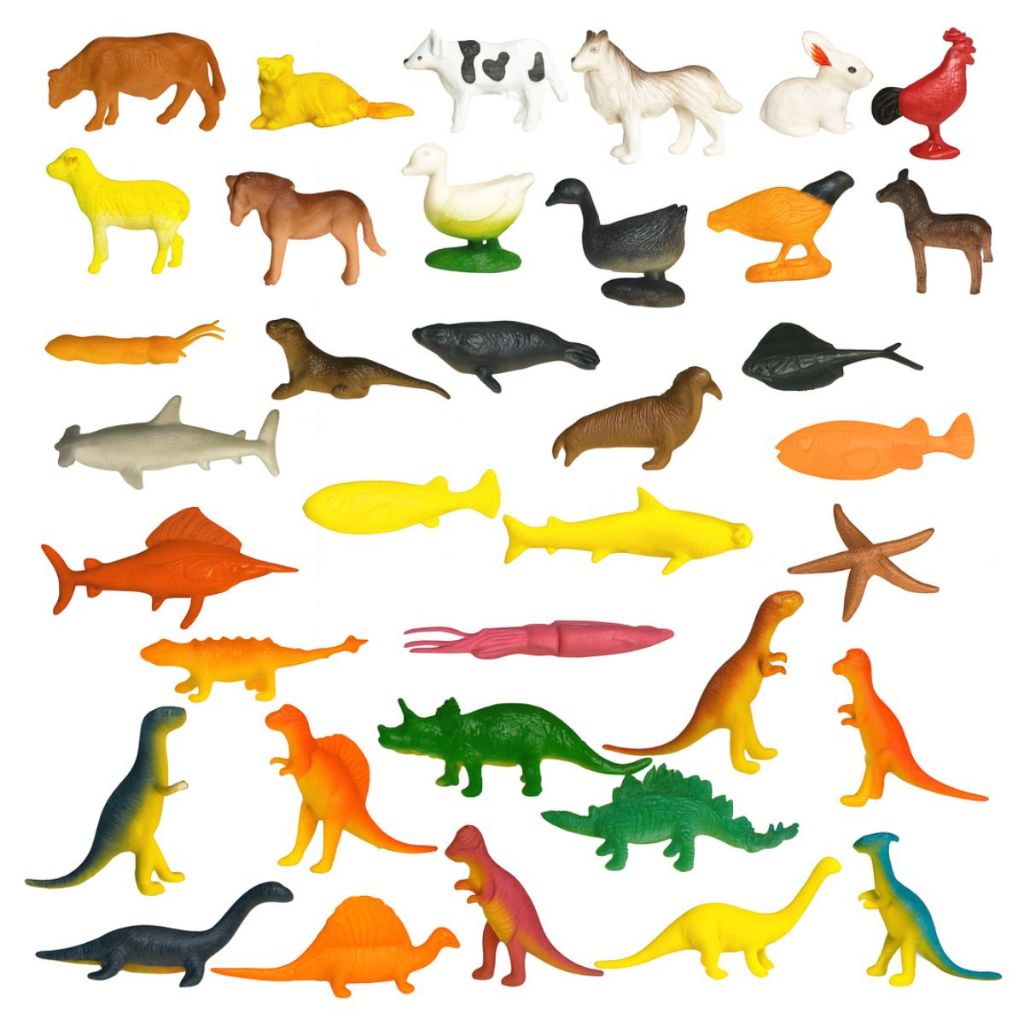 Animais Da Fazenda Marinho Dinossauro Brinquedo Ce