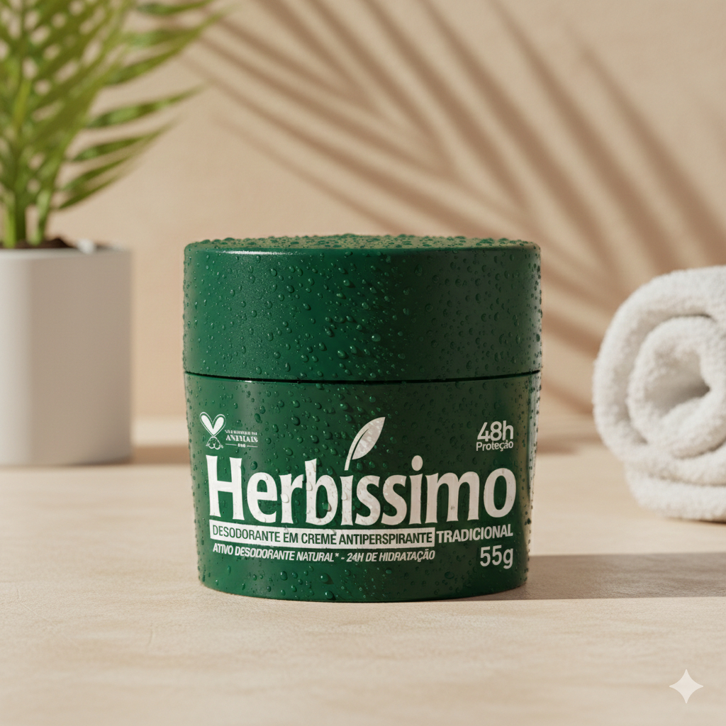 Desodorante Creme Antitranspirante Herbíssimo Tra