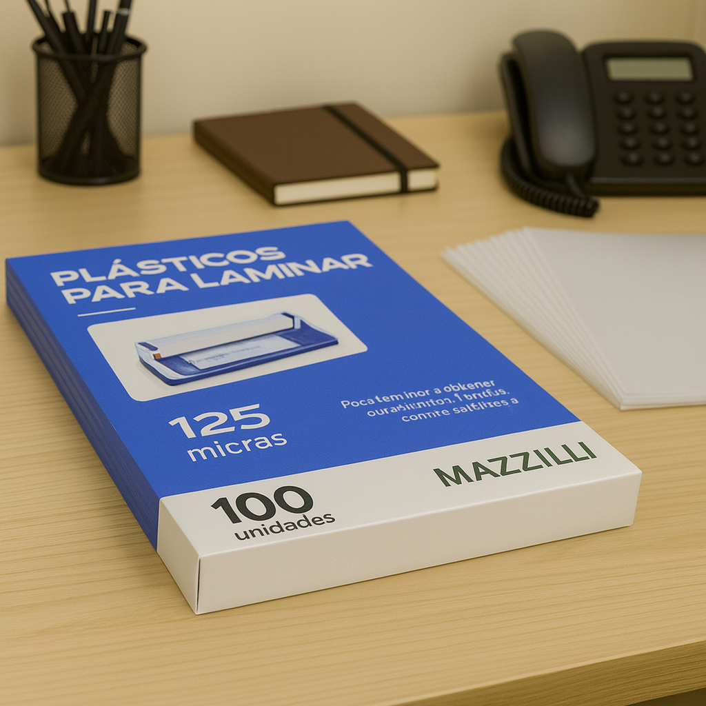 Kit 100 Plástico Polaseal A4 Para Plastificação