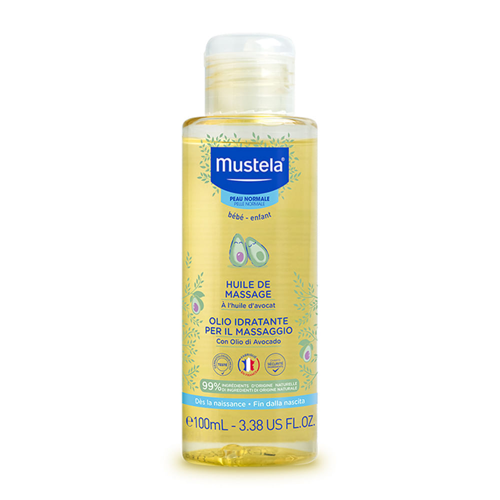 Óleo de Massagem Mustela Bebê com Abacate Orgân
