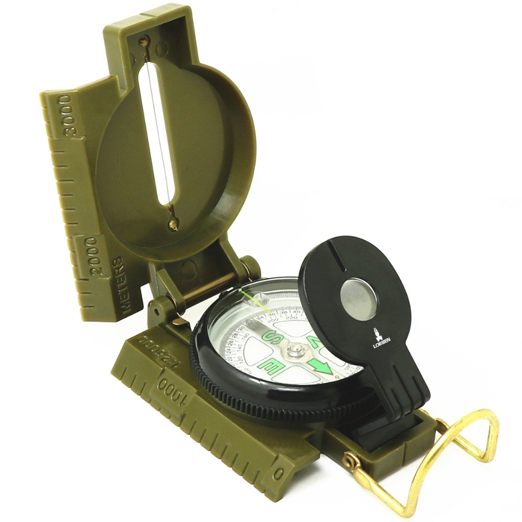 Bússola Profissional Lorben Estilo Militar Compac