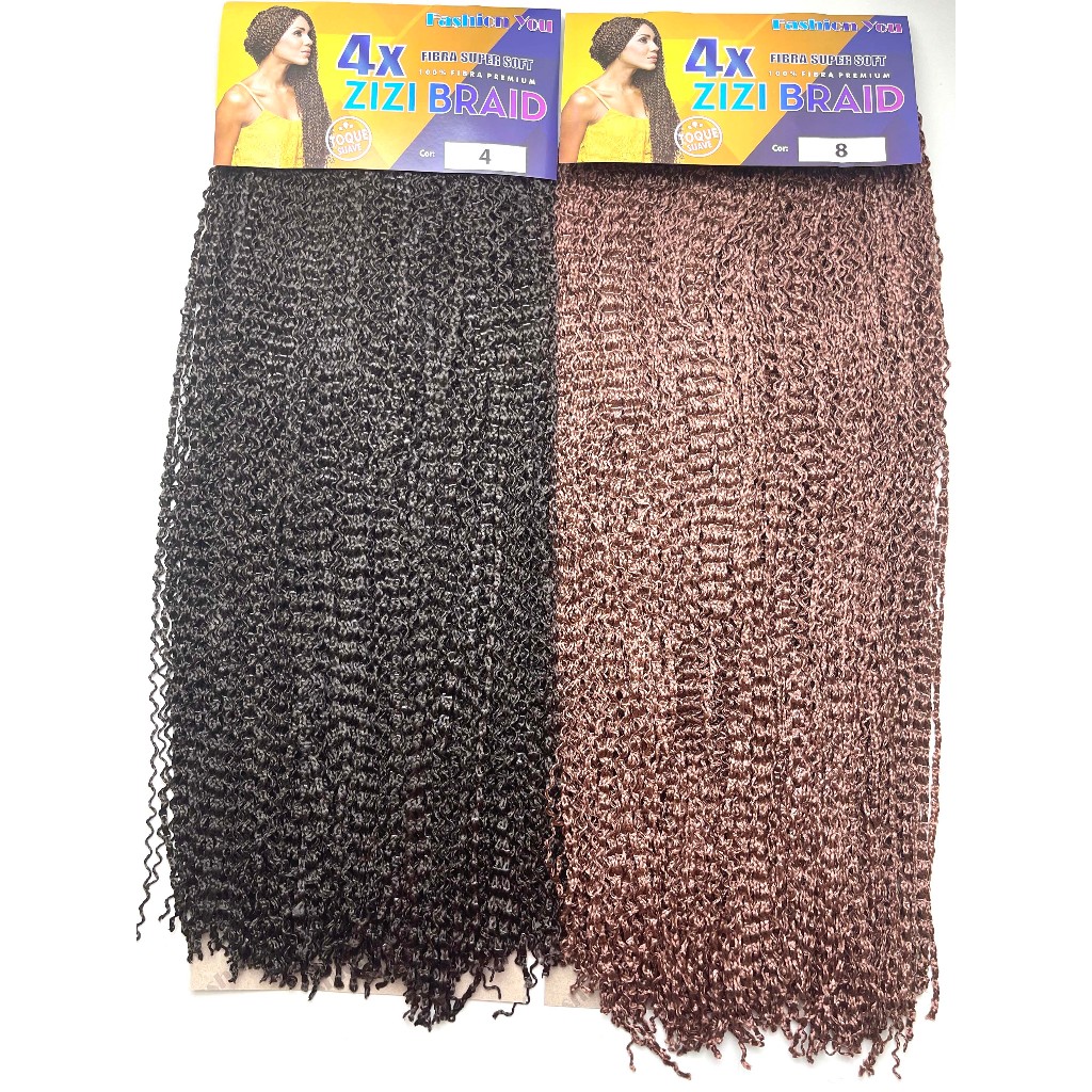Cabelo Micro Zizi Braid Pacotão 400g Miojinho Tra