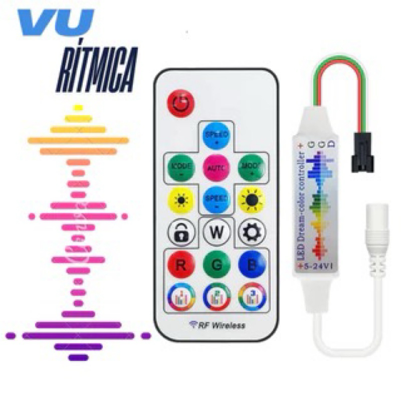 Central controladora Vu ritmica 9 funções simple