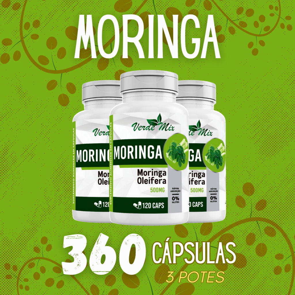 Moringa em cápsulas – Suplemento alimentar 