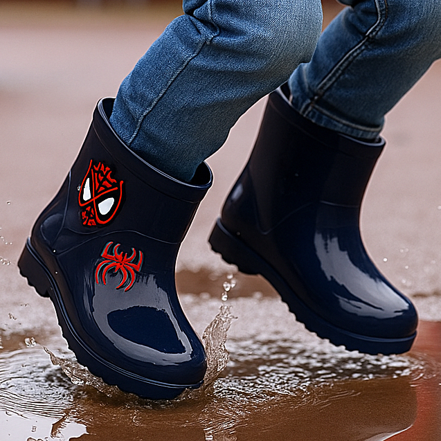 Bota Galocha Infantil Menino Criança Leve e Confo