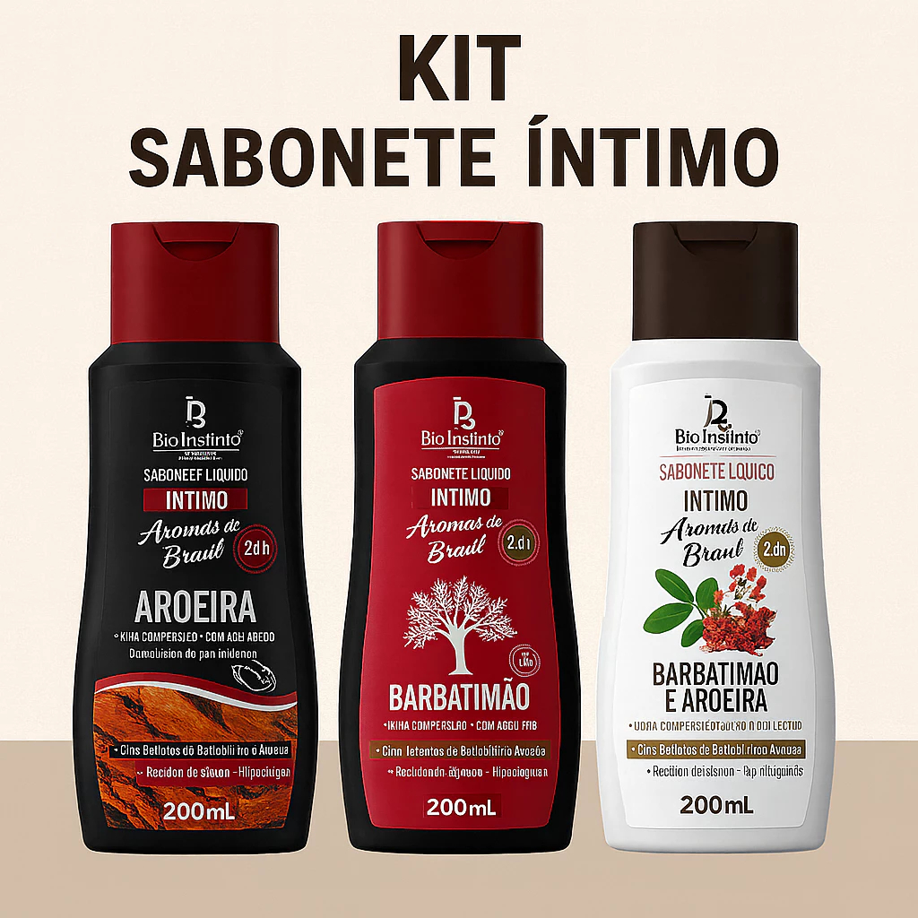 Sabonete Íntimo Bio Instinto  Aromas do Brasil  (
