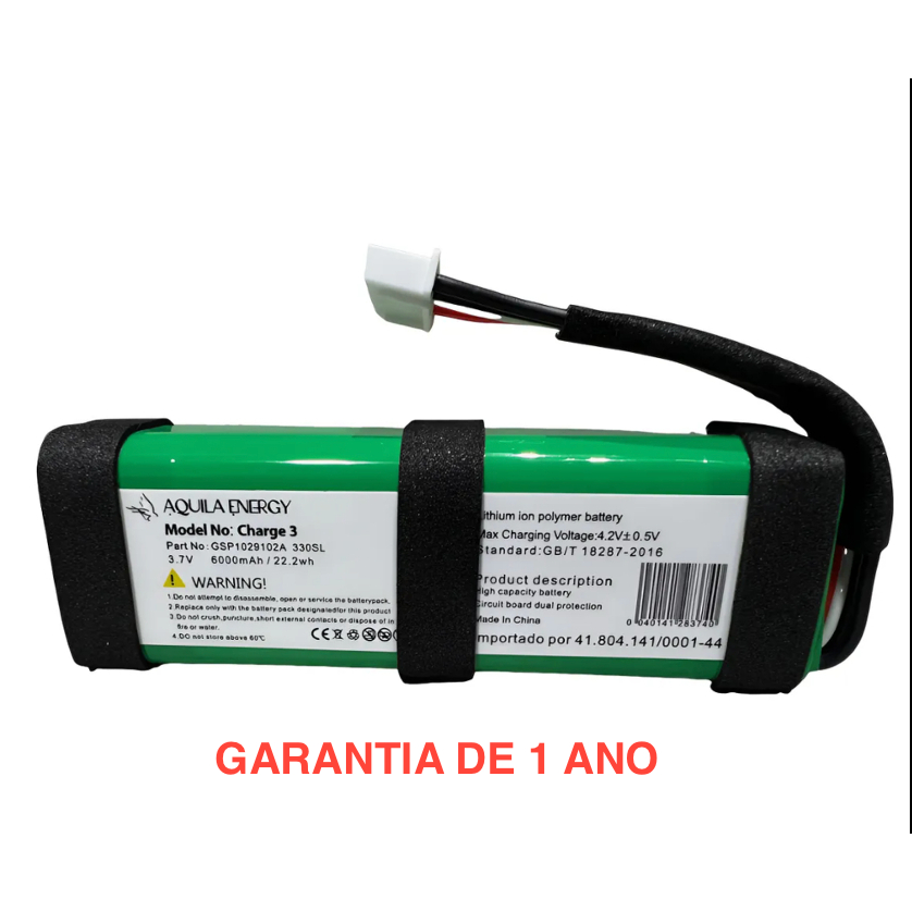 Bateria  Charge 3 6000mah Íon De Lítio 3,7v GSP1