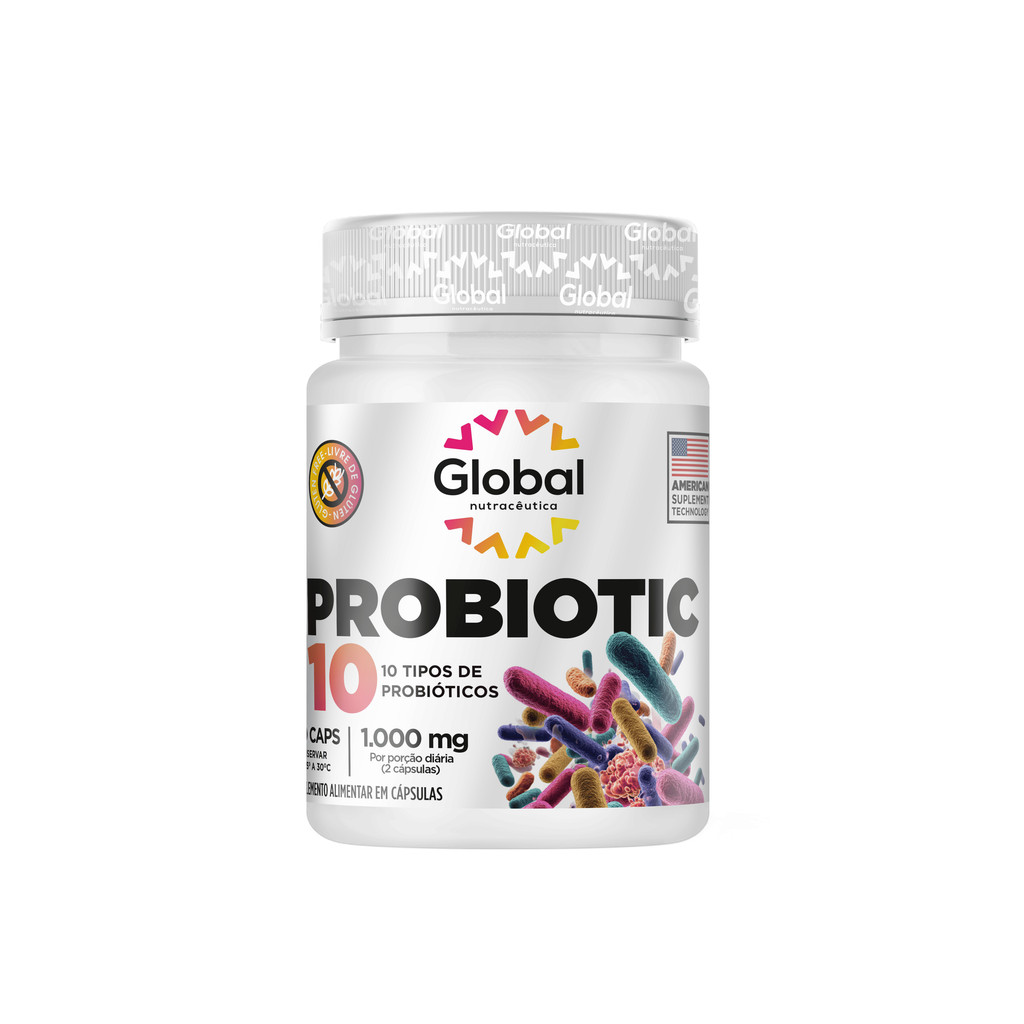 PROBIOTIC 10 1000MG 60 CAPS GLOBAL NUTRACEUTICA