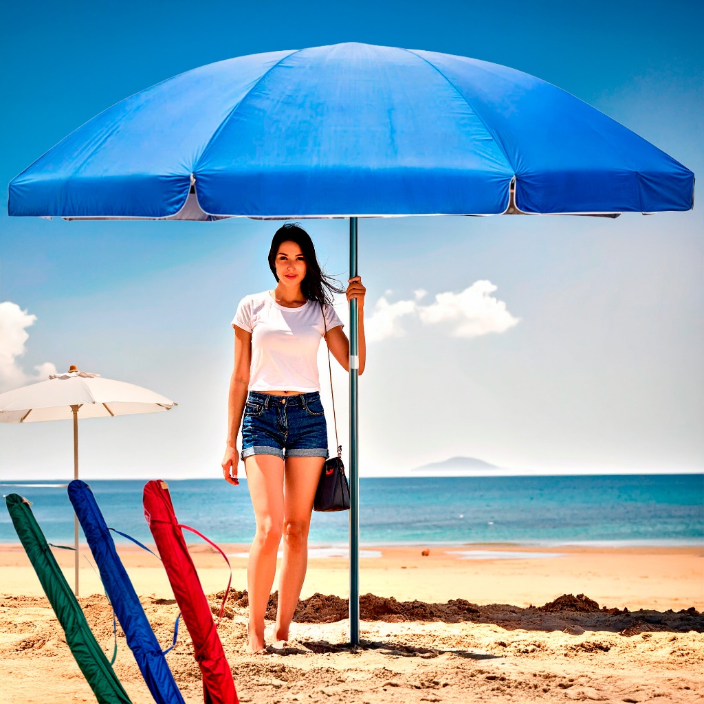 Guarda Sol  Gigante 2,40 1,80 Praia  Piscina Pesca