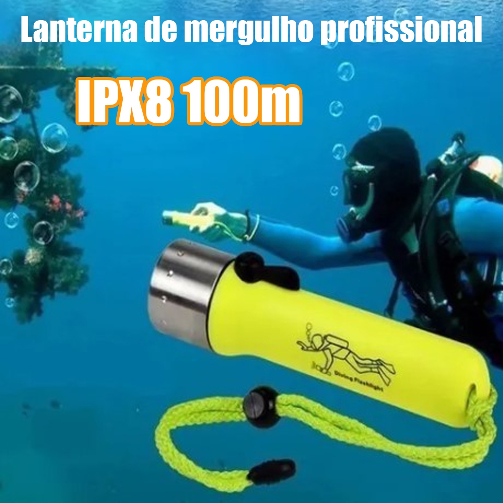 Lanterna de Mergulho e 10000 Lumens LED Cree, ,Par