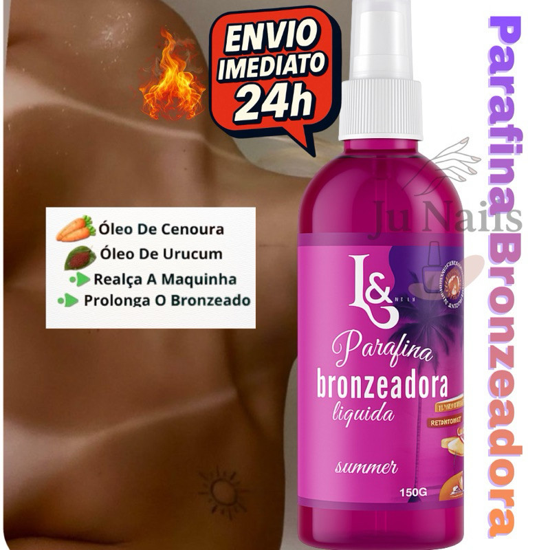 Parafina Líquida Bronze Ativador De Marquinha Fit