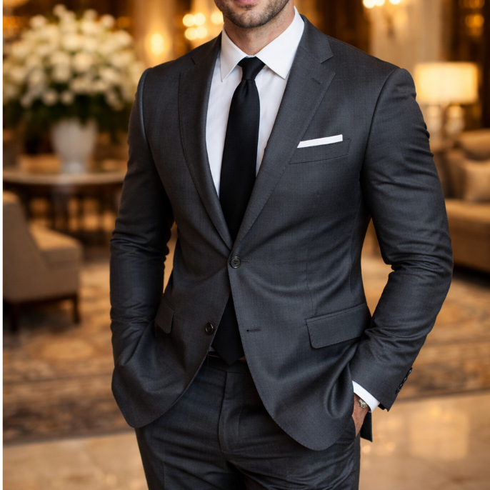 Terno Masculino slim Italiano Paletó + Calça Pro