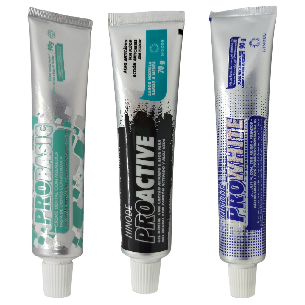 Combo 3 Gel Dental Hinode Original Pro Clareador: 