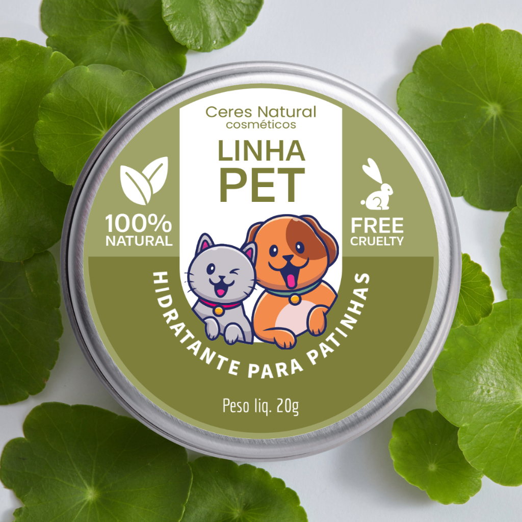 Hidratante para patinhas – linha PET vegano 