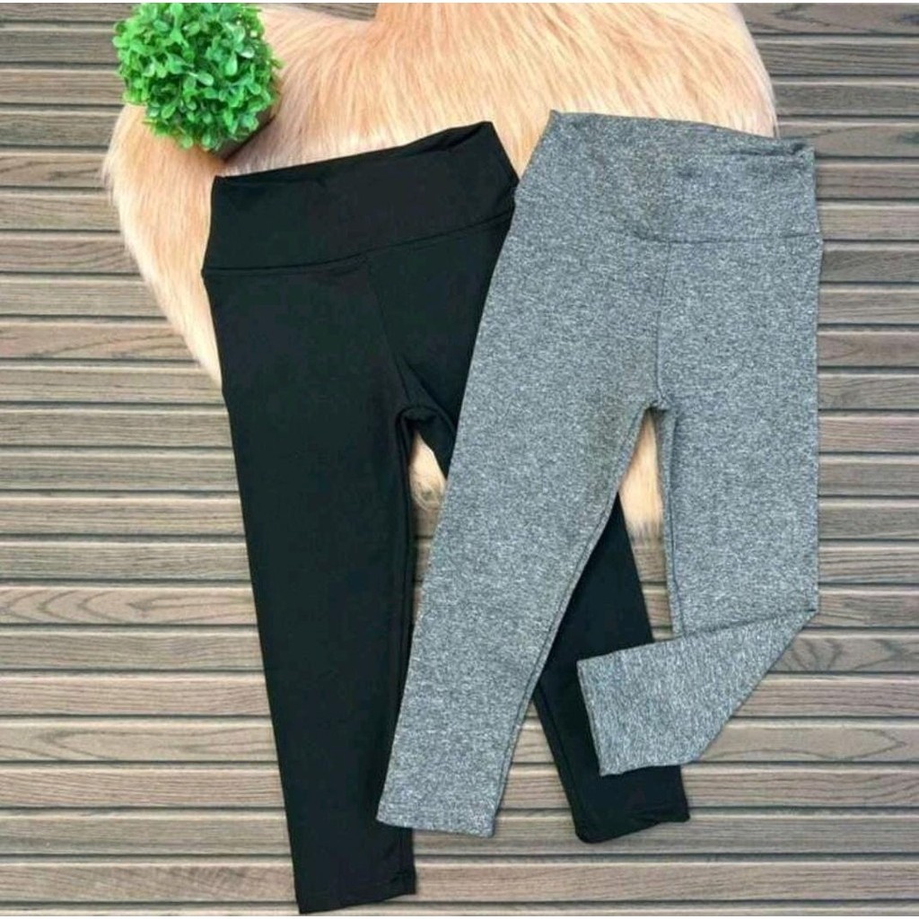 Kit C/2 Calça legging Infantil e Juvenil Suplex d