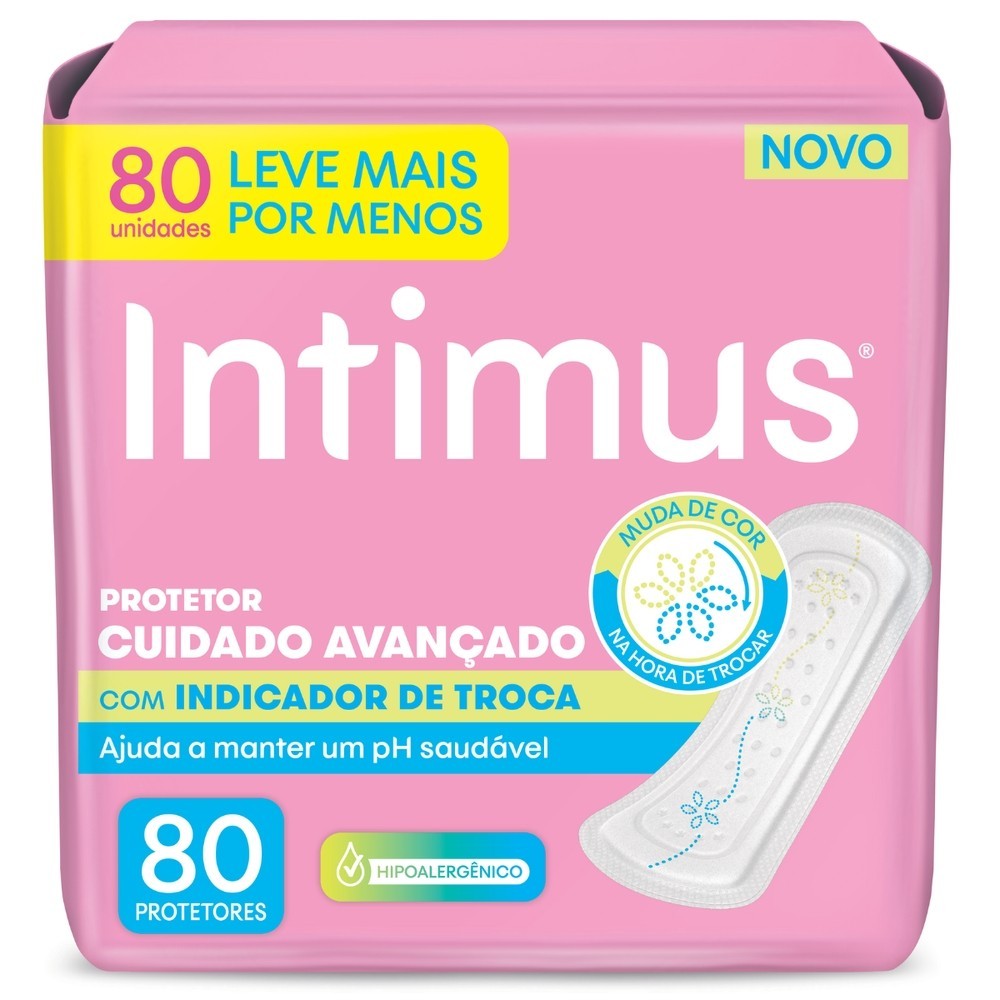 Protetor Diário Intimus® com indicador de troca 