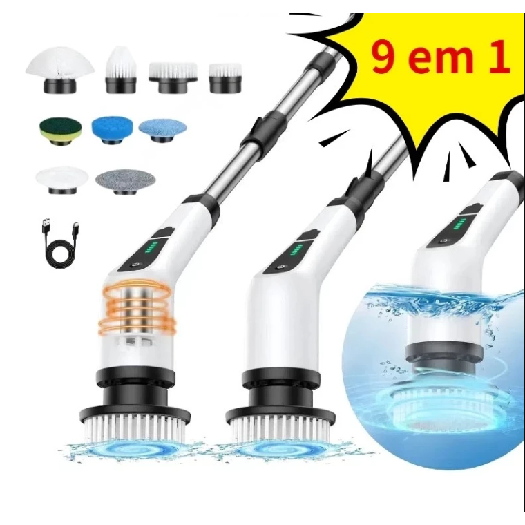 Escova De Limpeza Ajustável Janela Banheiro e Coz