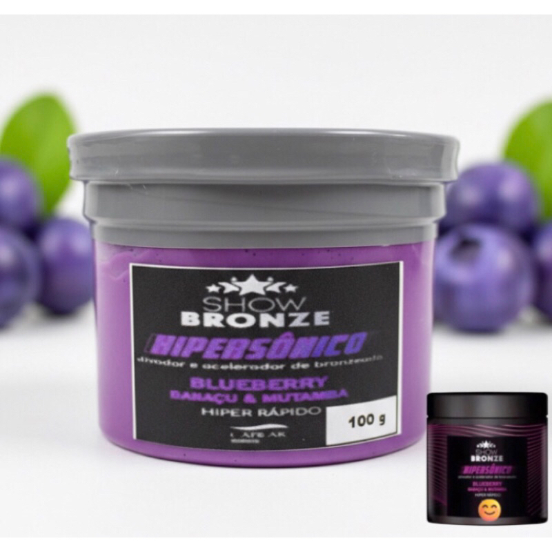 Ativador bronzeamento Hipersônico Blueberry 100g