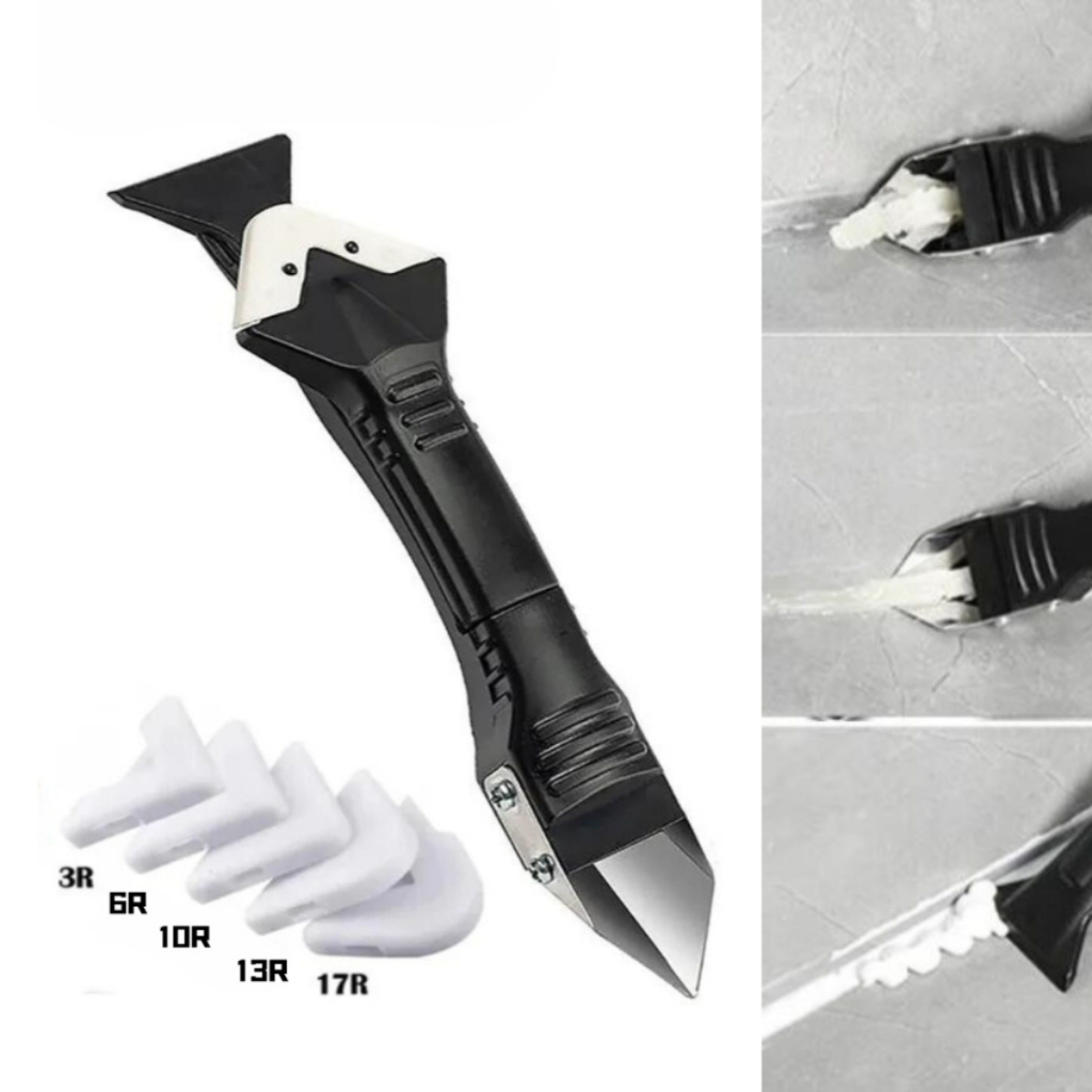 Espátula Rejunte Removedor De Silicone 3 em 1 Ras
