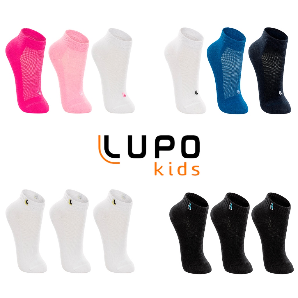 Kit 03 Meia Infantil Lupo Menina E Menino Kids Can