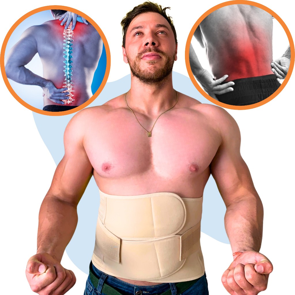 Cinta de Compressão Modeladora Masculina com Velc