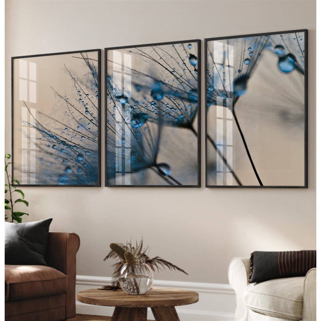 Quadro Dente De Leão Quadro Com Moldura E Vidro T