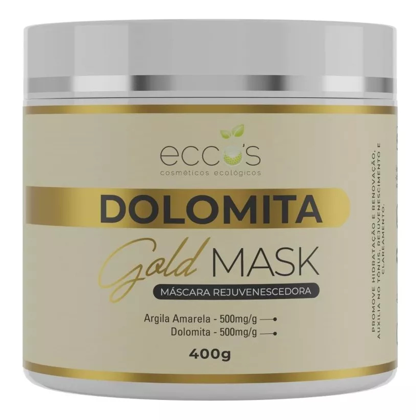 Máscara Eccos Argila Amarela Gold Mask Dolomita &