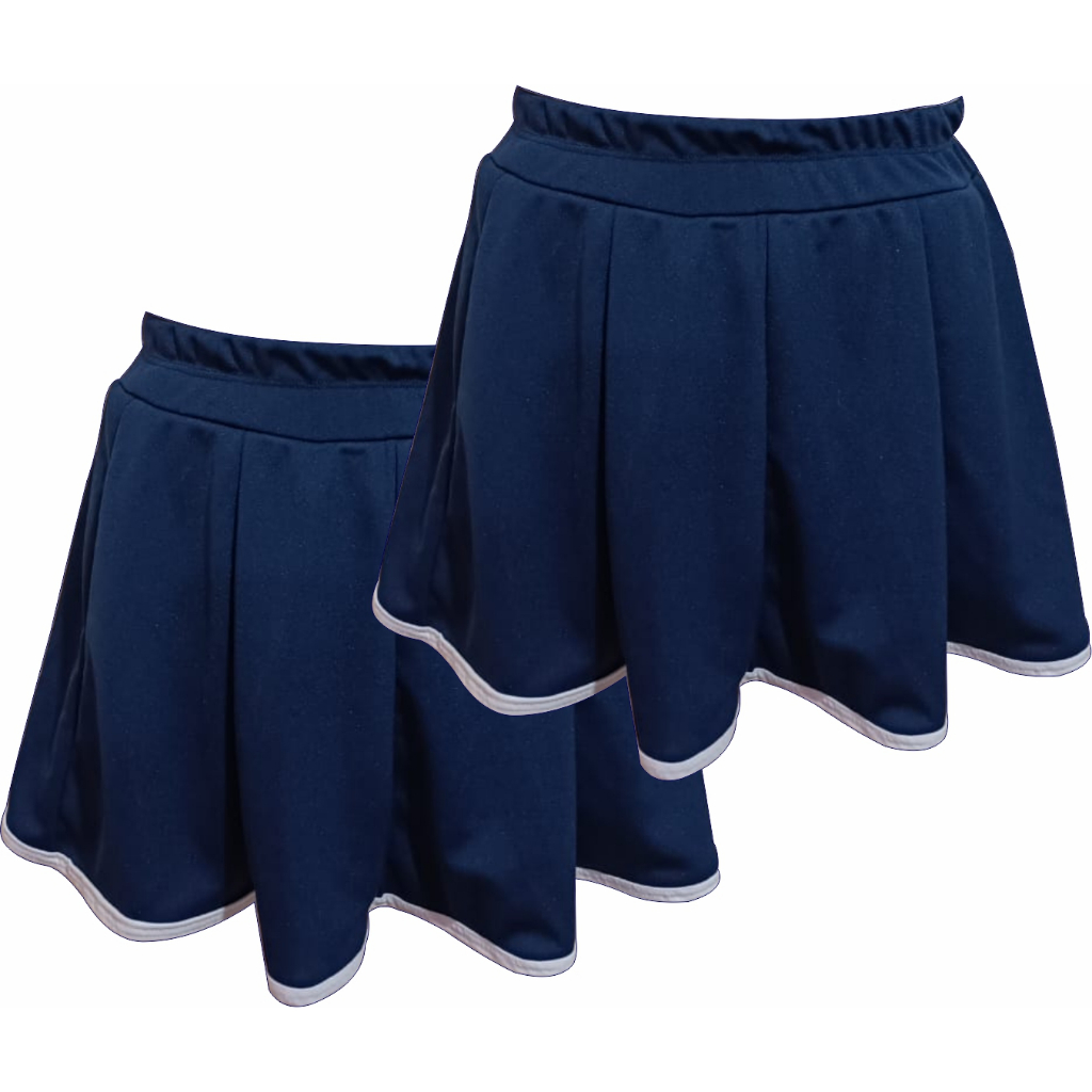 short saia escolar uniforme infantil feminino shor