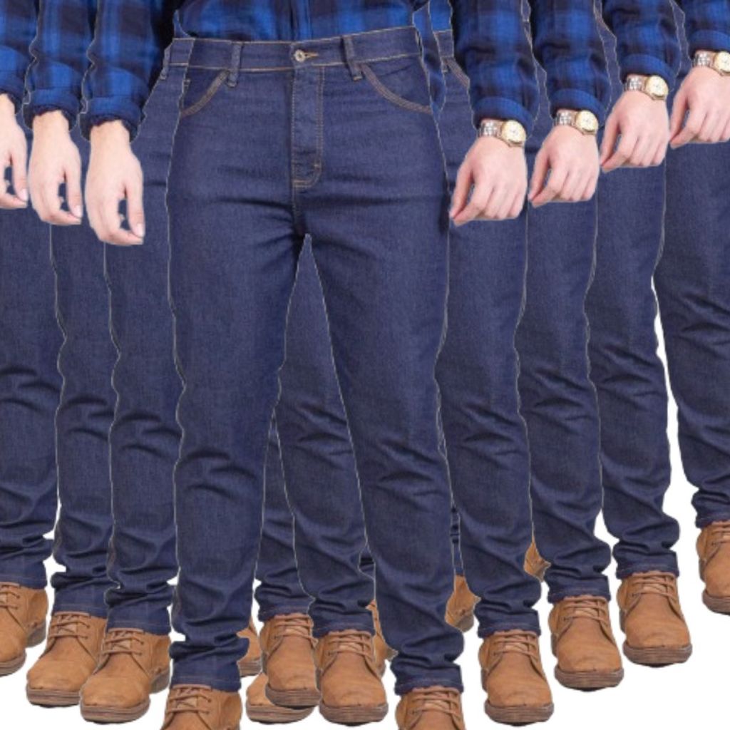 Kit 10 Calças Jeans Masculina Trabalho/Passeio El