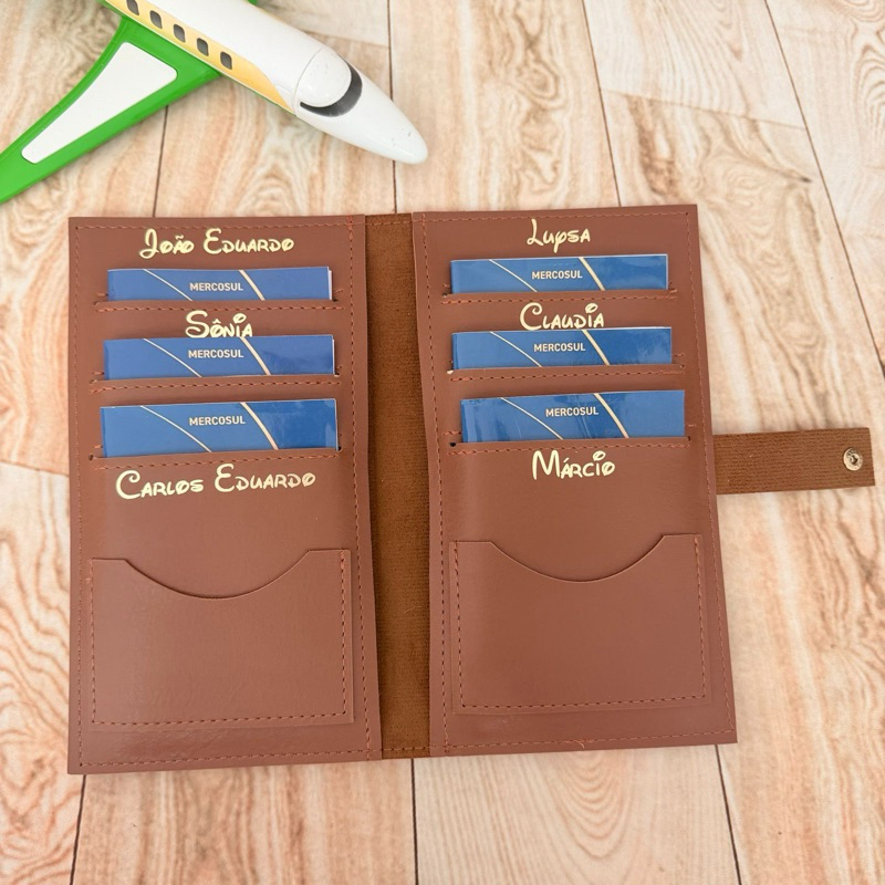 Capa para passaporte família – Para 4 / 6 e