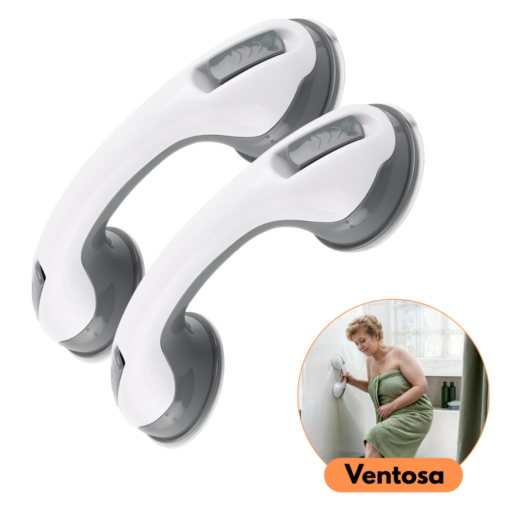 Barra De Apoio com Ventosa Suporte Sanitário Port