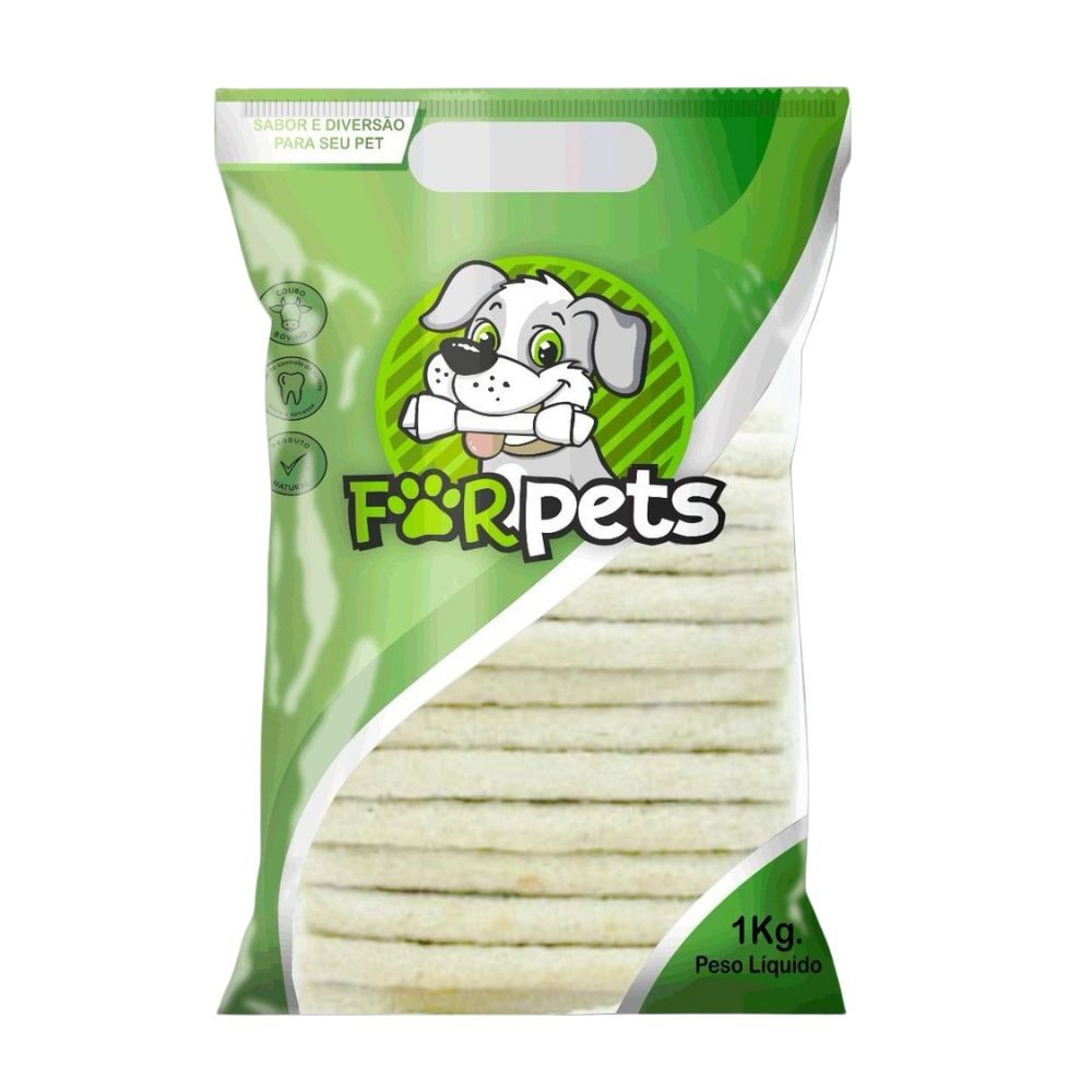 Palito Couro 6MM Natural – 1 Kg – For 